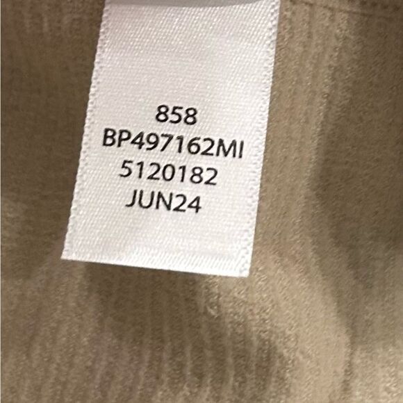 BP Beige Ribbed Halter Top Size Medium Large - Picture 6 of 8